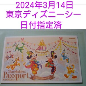 1枚-6枚【2024年3月14日(木)9時入園可能】東京ディズニーシー 株主優待チケット 1枚 3/14 ディズニー チケット パスポート 