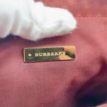 綺麗BURBERRY トートバッグ サフィアーノレザー ゴールド金具　レッド_画像9