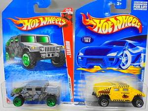 Hotwheels ハマー ハンビー ホットウィール ミニカー 2台セット