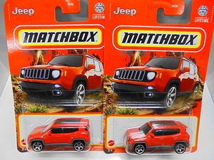 MATCHBOX '19 ジープ レネゲード 2台セット ミニカー マッチボックス