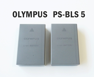 OLYMPUS 純正品 PS-BLS-5 2個セット オリンパス Li-ion バッテリー