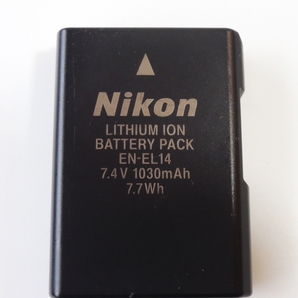 Nikon 純正品 EN-EL14 / 互換品 EN-EL14 2個セット ニコン デジタル一眼用 Li-ion バッテリーの画像6