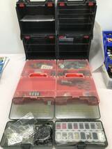 ☆★【ジャンク】TAMIYA タミヤ ミニ四駆 ポータブルピットJAPAN CAP仕様 マシーン パーツ タイヤ 大量 おまとめ 未チェック 140サイズ_画像10