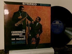 ▲LP CANNONBALL ADDERLEY キャノンボール・アダレイ / IN SANFRANCISCO Feat NAT ADDERLEY 国内盤 ビクター SR-7005◇r60302