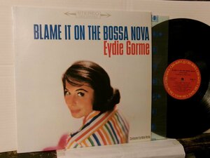 ▲LP EYDIE GORME イーディー・ゴーメ / BLAME IT ON THE BOSSA NOVA ギフト 国内盤 CBSソニー 28AP-3323◇r60302