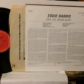 ▲LP EDDIE HARRIS エディ・ハリス / COOL SAX WARM HEART クール・サックス・ウォーム・ハート 輸入盤 COLUMBIA CS8968◇60316の画像2