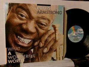 ▲LP LOUIS ARMSTRONG ルイアームストロング/ WHAT A WONDERFUL WORLD ホワット・ア・ワンダフル・ワールド US盤 MCA MCA25204◇r60321