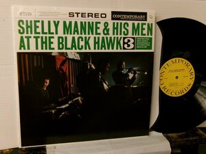 ▲LP SHELLY MANNE & HIS MEN シェリー・マン＆ヒズ・メン / AT THE BLACK HAWK 3 ブラック・ホーク US再発 CONTEMPORARY S7579◇r60321