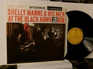 ▲LP SHELLY MANNE & HIS MEN シェリー・マン＆ヒズ・メン / AT THE BLACK HAWK 2 ブラック・ホーク US再発 CONTEMPORARY S7578◇r60321
