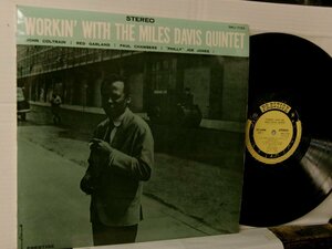 ▲LP マイルス・デイヴィス / WORKIN' WITH THE MILES DAVIS QUINTET 国内盤 ビクター SMJ-7162◇r60322