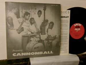 ▲LP キャノンボール・アダレイ / PRESENTING CANNONBALL 輸入再発盤 SAVOY SJC-401◇r60322