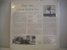 ● 輸入USA盤 LP JUNIOR MANCE TRIO / HAPPY TIME ジュニア・マンス ハッピータイム 1962年 JAZZLAND JLP 977 ◇r60308_画像2