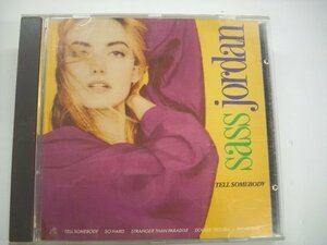 [輸入CANADA盤 CD] SASS JORDAN / TELL SOMEBODY シャシュ・ジョーダン テルサムバディ 1988年 Q2-552 ◇r60311