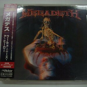 [帯付 CD] メガデス / ワールド・ニーズ・ア・ヒーロー MEGADETH THE WORLD NEEDS A HERO 2001年 VICP-61348 ◇r60311の画像1