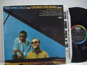 [LP] NAT 'KING' COLE sings GEORGE SHEARING plays ナット・キング・コール ジョージ・シアリング UK再発盤 CAPITOL EMS 1113 ◇r60315