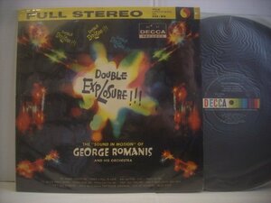 ● LP ジョージ・ロマニス楽団の「音の活動」 / 音の炸裂 ムード GEORGE ROMANIS DOUBLE EXPLOSURE!!! SDL-10046 ◇r60322