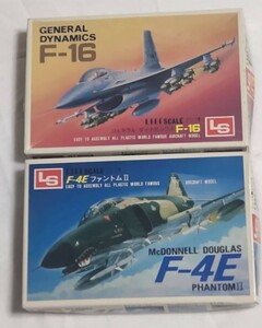 エルエス(LS)1/144F-16F-4EファントムⅡ2機セットです。★未組立品ですが長期保管品です