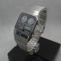 CITIZEN　シチズン　アナデジ　ANA-DIGI TEMP　電池切れ　ジャンク品　外装綺麗　腕時計　男性用　メンズ　中古品_画像3