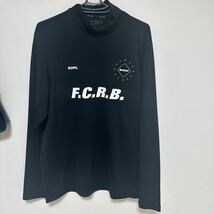 FCRB L/S WIND PROOF MOCK NECK TOP 黒 XL美品　22aw ソフネット　サッカー　フットサル_画像1