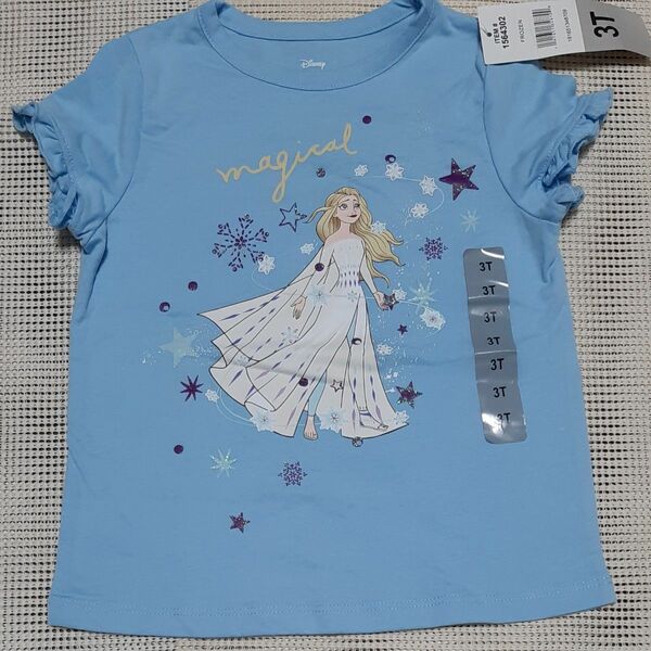 半袖Tシャツ　ディズニー　プリンセスアナと雪の女王　 半袖　着替えに