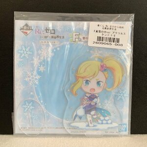 ＜未開封＞ミネルヴァ 雪の中ver.アクリルスタンド 「一番くじ Re：ゼロから始める異世界生活～冬に舞い降りた少女たち～」 F賞〈F3.B