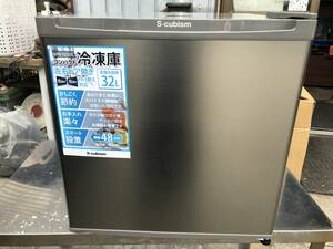 エスキュービズム　　1ドア冷凍庫　WFR-1032SL　32Ｌ　2段式　両ドア