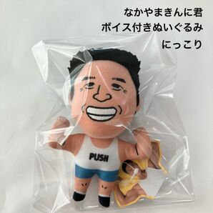 新品 なかやまきんに君 ボイス付きぬいぐるみ にっこり