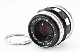 #1295★銘玉★CANON LENS 50mm f2.8 キヤノン レンズ Canon Camera Co. Japan Leica ライカ Lマウント★