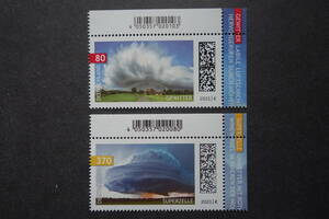 外国切手：ドイツ切手 「気象現象」 2種完 未使用
