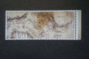 外国切手：リヒテンシュタイン切手 「Sepac（欧州小規模郵趣連合）共通テーマ・歴史的な地図」エンボス加工 1種完 未使用