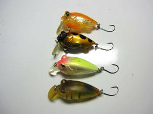 MEGABASS　メガバス　ベビーグリフォン　ベビーグリゼロ　美品4点セット！！1円スタート！！ブラックバス　管釣り