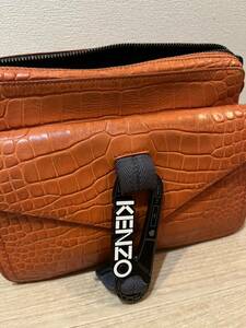 KENZO Hiker Crossbody Croco Emboss Bag ケンゾー　ハイカー　クロスボディー　クロコ　エンボス　バッグ ボディーバッグ