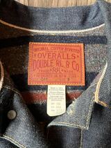 【美品】RRL 【TYPE2 RIGID DENIM JACKET】【アメリカ製】ブランケット デニムジャケット セカンド インディゴ Gジャン S_画像4