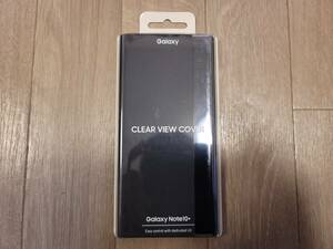 【送料無料・未使用品】Galaxy Note10+ Clear View Cover/ブラック Galaxy純正 国内正規品 EF-ZN975CBEGJP 