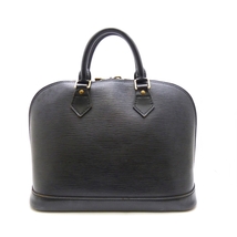 A24-463　Louis Vuitton ルイヴィトン　M52142　アルマ　エピ　ノワール　ブラック　黒　ハンドバッグ　カデナつき※鍵欠品_画像2