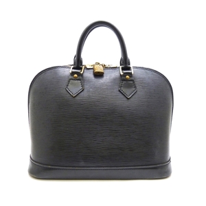 A24-463　Louis Vuitton ルイヴィトン　M52142　アルマ　エピ　ノワール　ブラック　黒　ハンドバッグ　カデナつき※鍵欠品