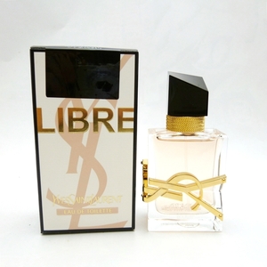 A24-628【残量9割以上】Yves Saint Laurent イヴ・サンローラン LIBRE リブレ EDT オーデトワレ 30mL 香水 フレグランス ネーム入り