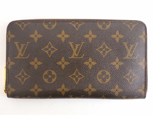 A24-460【中古品】LOUIS VUITTON ルイヴィトン Ｍ60002 モノグラム ジッピーオーガナイザー ラウンドファスナー 長財布 メンズ レディース