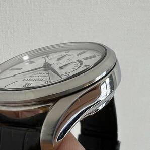 【SEIKO セプレサージュ】SARW035 自動巻き ステンレス 琺瑯 ホーロー 40mm パワーリザーブ スケルトン 中古の画像6