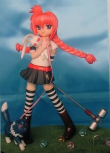 イベントGK　ヴィータ　魔法少女リリカルなのはA‘ｓ　クールカッター　1/8中古ガレージキット・フィギュア　