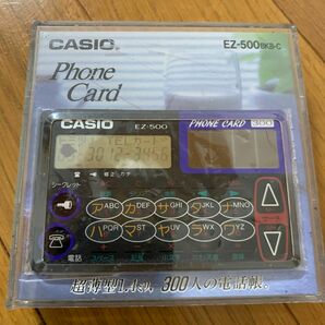 ジャンク CASIO EZ-500 BKB-C PHONE CARD 300