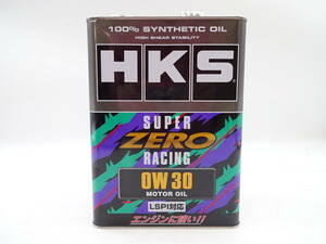 送料無料　HKS　スーパーゼロレーシング　0W-30　52001-AK158　4サイクルガソリンエンジン用オイル