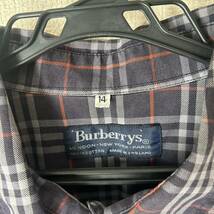 半袖シャツ チェック柄 BURBERRYS バーバリー サイズ14_画像2