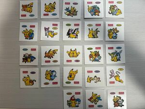 ポケモンパン デコキャラシール　25周年