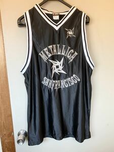 ★タンクトップ★ METALLICA メタリカ バスケユニフォーム 中古 レア 現状品 Mサイズ 