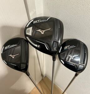 【美品・使用少】ミズノ MIZUNO ST200X ドライバー フェアウェイウッド 3w 5w 3本セット 20 MFUSION Flex R ヘッドカバー未使用 おまけ付