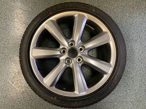 クラウン 18x8JJ+50 純正 アスリート タイヤ ホイール セット 225/45R18１本のみ スペアタイヤ ゼロクラ 18系 GRS180 ゼロクラウン POTENZA