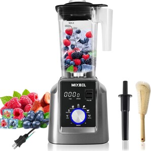 MIXBEL ミキサー 大容量 業務用ミキサー 業務用ブレンダー 2Lタイマー機能付き 2200W ジューサーミキサー 48000RPM高速回転 多機能