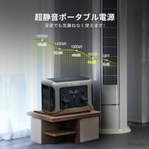 ALLPOWERS R1500 ポータブル電源 1152Wh大容量 AC出力(1800W 瞬間最大3000W) 650Wソーラー入力 リン酸鉄リチウム家庭用蓄電池 _画像2