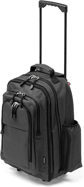 キャリー リュック 大容量 33~48L マチ拡張 機内持ち込み 13.3型PC対応 ブラック
